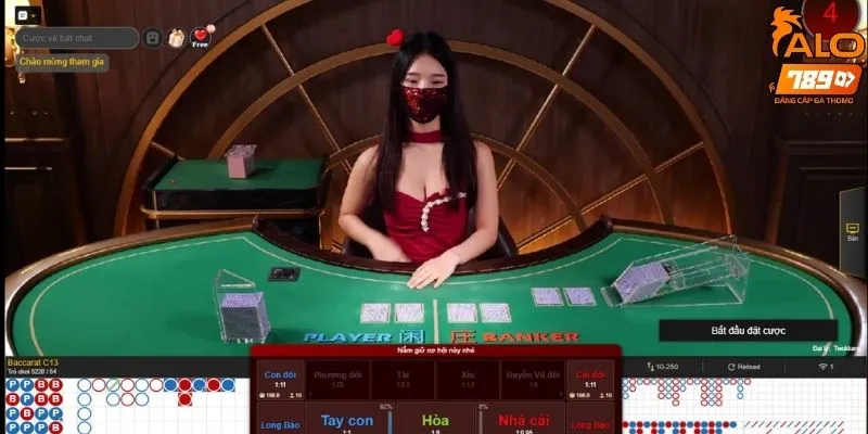 Gấp thếp trong baccarat là gì