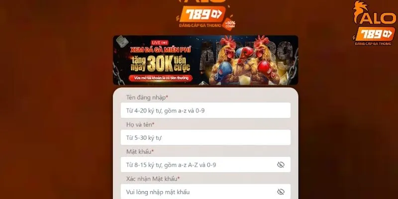 Hướng dẫn tân binh chi tiết cách đăng ký tài khoản cược