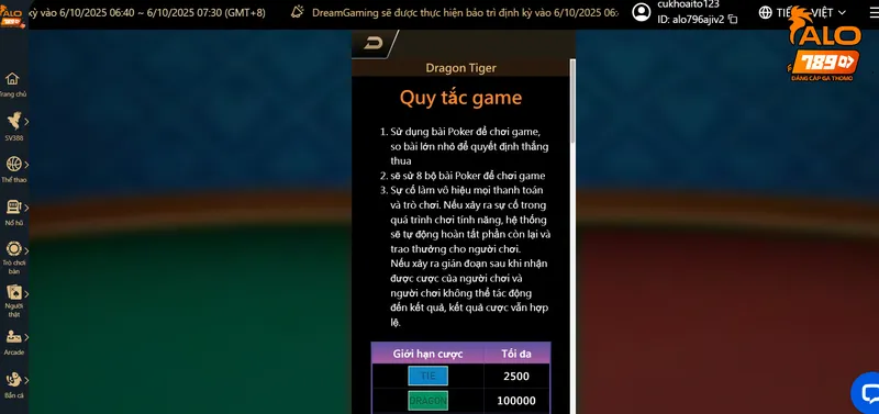 Bí mật về game rồng hổ với các bước trong ván bài