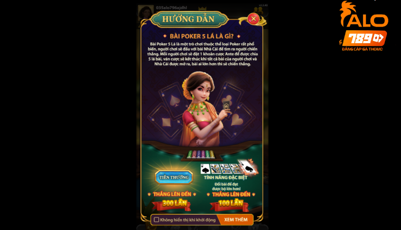 Đôi nét về game bài Poker tại ALO789