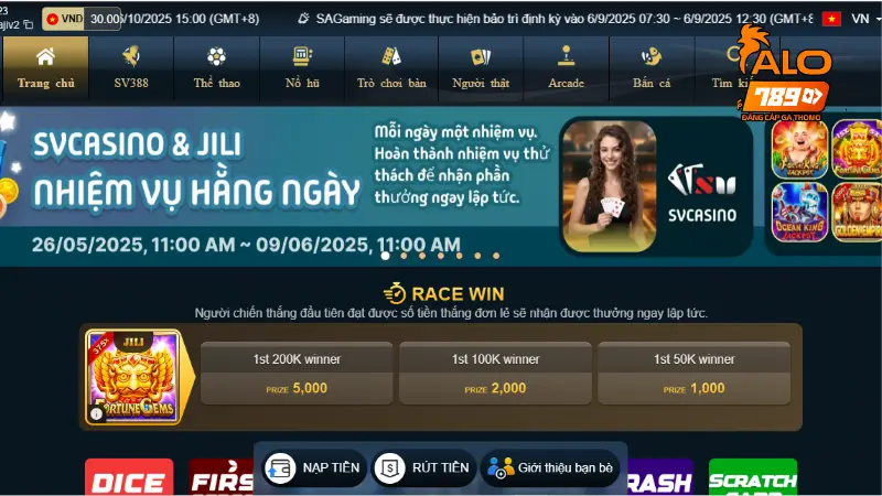 Nội dung chính Miễn Trừ Trách Nhiệm nhà cái ALO789